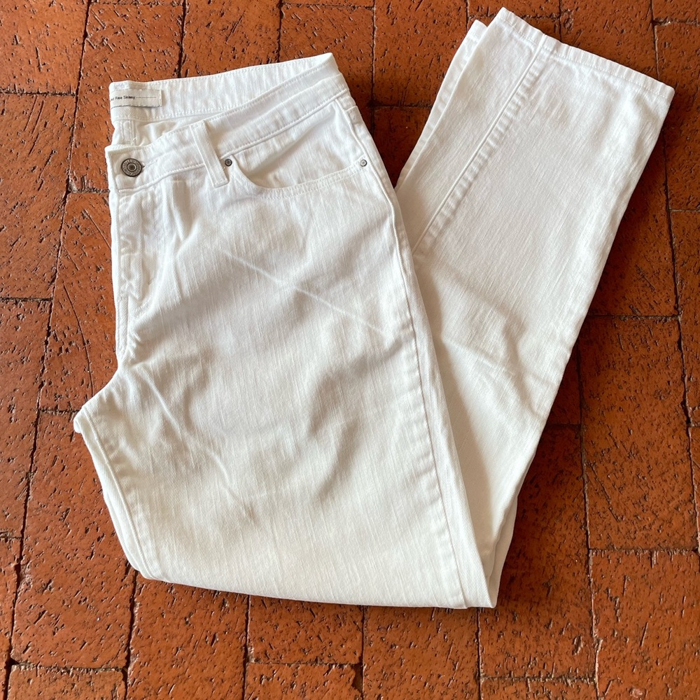 Levi’s Mid Rise Skinny Jeans in white, size 30 - Picture 5 of 10